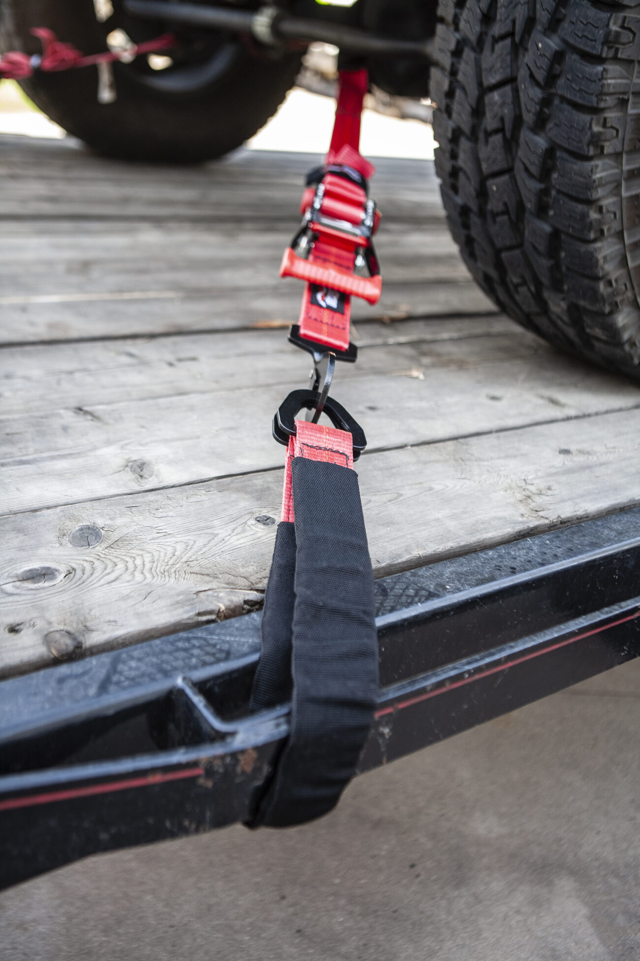 2" x 30" Axle Strap w/ D-Rings, USA Made - Image 5