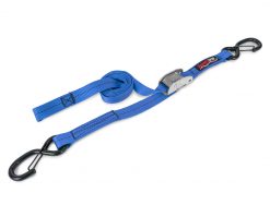 SpeedStrap 1 inch Cam-Lock Tie Down with Snap S Hook Blue