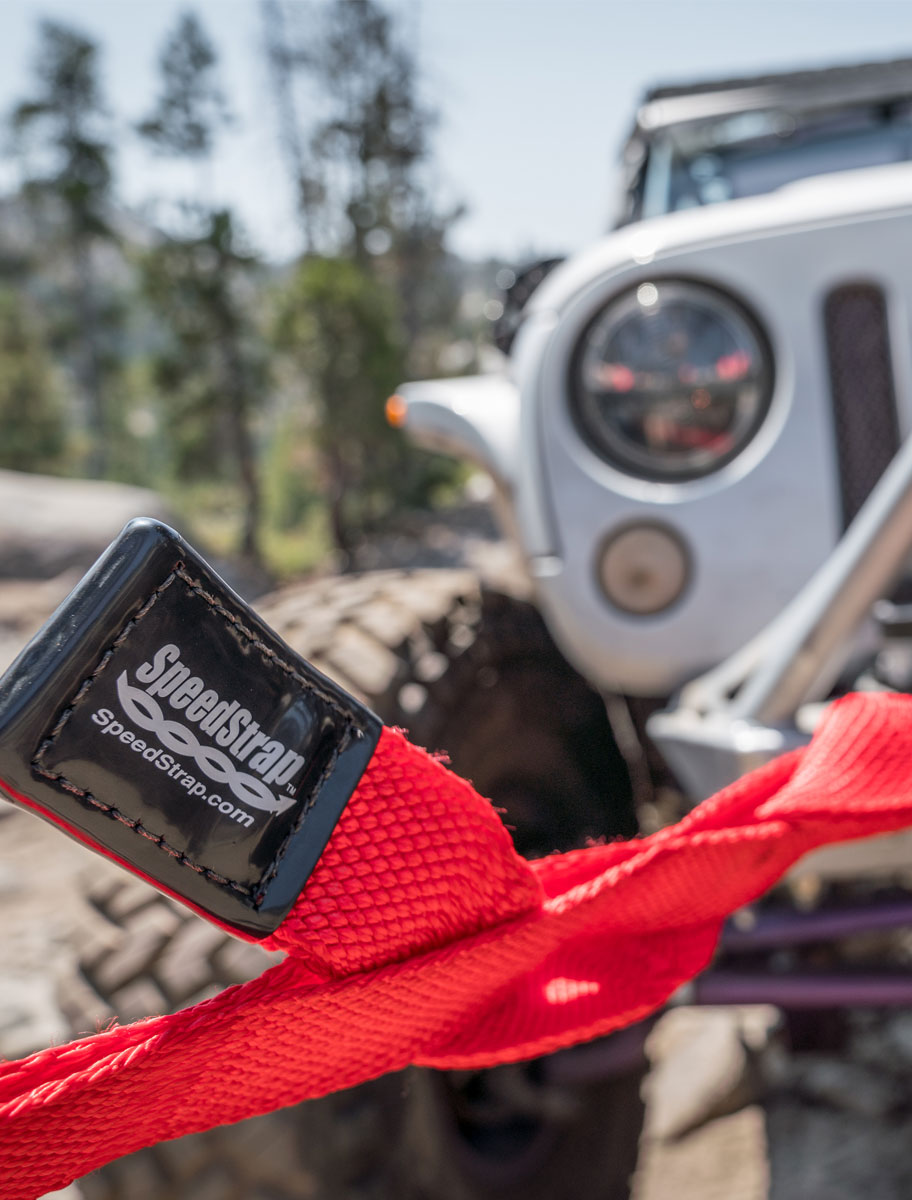 SpeedStrap weaveable towing Jeep