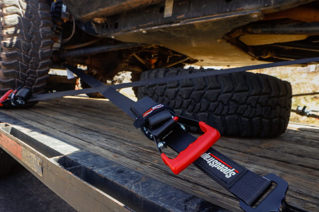 SpeedStrap 2" Ratchet Tie Down and Axle Strap Combo