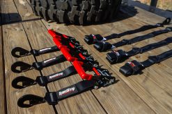Off Road Tie-Down Kit for Jeeps Black 4-Pack
