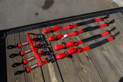 Off-Road Tie Dow Kit with 4 red ratchet straps