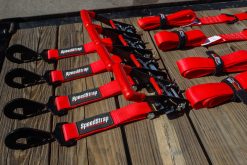 Ratchet Tie Down with Twisted Snap Hook
