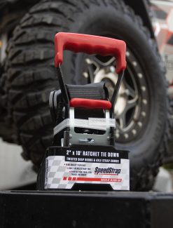 SpeedStrap 2in x 10ft Ratchet Tie-Down with Axle Wrap
