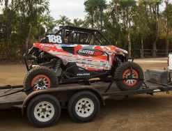 SpeedStrap Ultimate UTV Tire Bonnet Kit on UTV