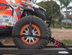 SpeedStrap Essential UTV Tire Bonnet Kit on UTV