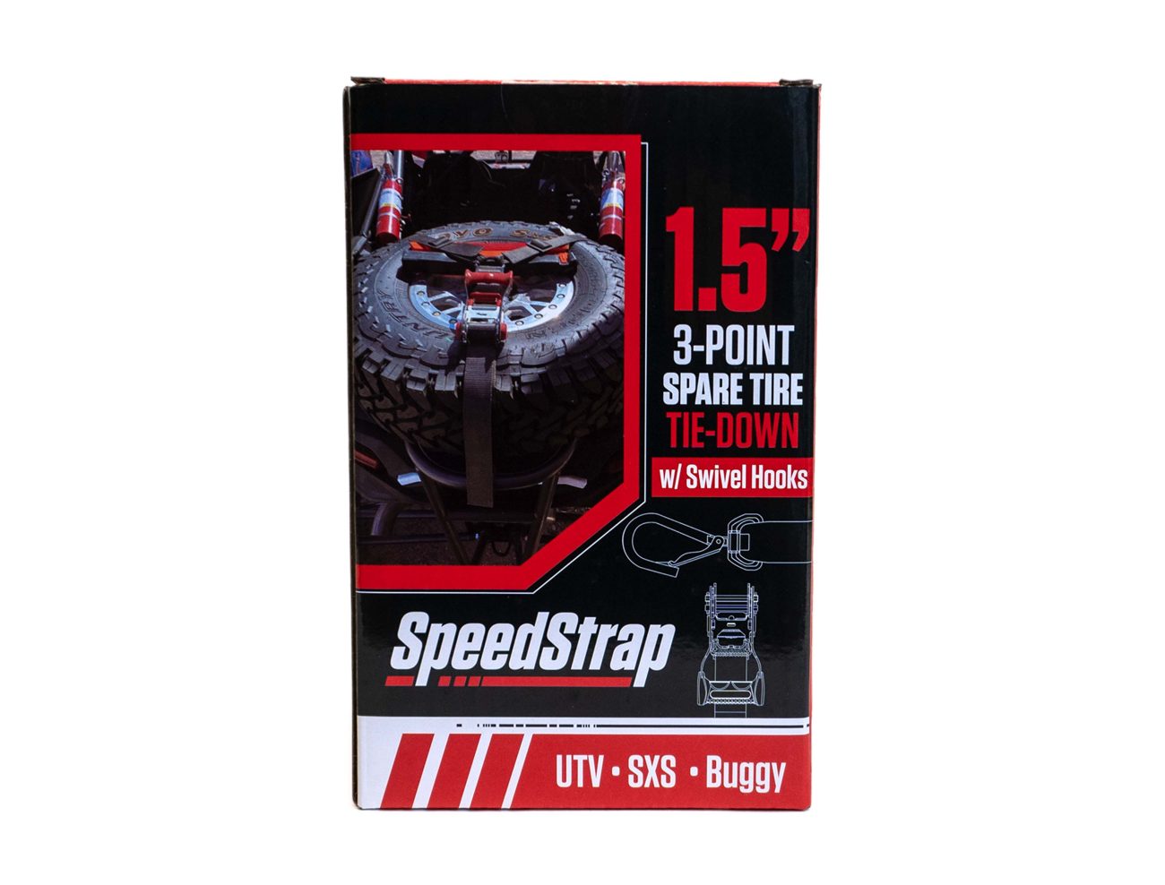 3 Point Spare Tire Tie Down Packaging