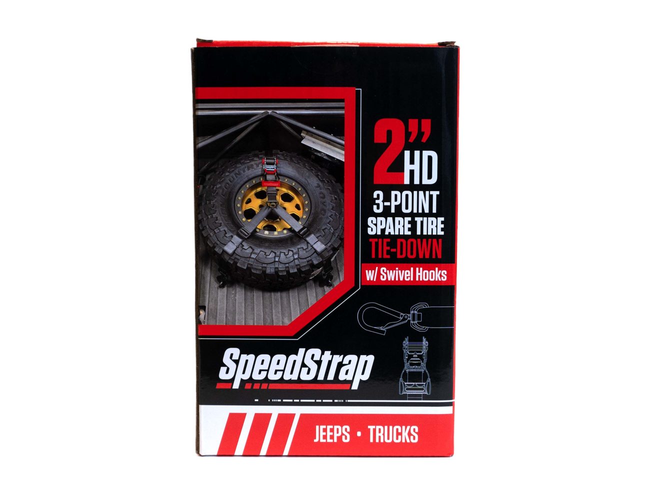 3 Point Spare Tire Tie Down Packaging