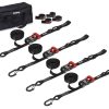 SpeedStrap Heavy Duty Motorcycle, ATV, Snowmobile Ratchet Tie-Down Kit