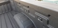 Bullring Retractable Bullet Tie-Down Anchors - on 2019 Chevy Silverado Truck Bed