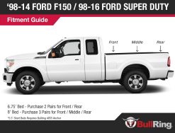 BullRing 4001 XT Tie-Down Anchor Ford Super Duty Fitment