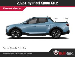 BullRing Truck Ed Tie-Down Anchor Points for Hyundai Santa Cruz