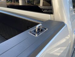 Installed Retractable Tie Down Anchor for Chevy Silverado
