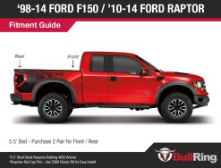 98 - 14 Ford F150 and 10 - 14 Ford Raptor Fitment