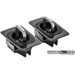 Gunmetal Flush Fit Retractable Tie down Anchor