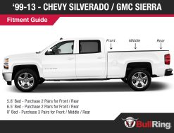 BullRing 4001 XT Tie-Down Anchor Chevy Silverado Fitment