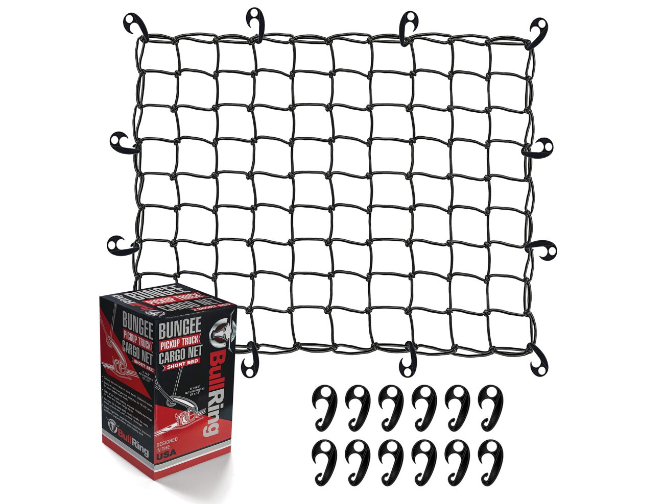Bungee Pickup Truck Short Bed Cargo Net