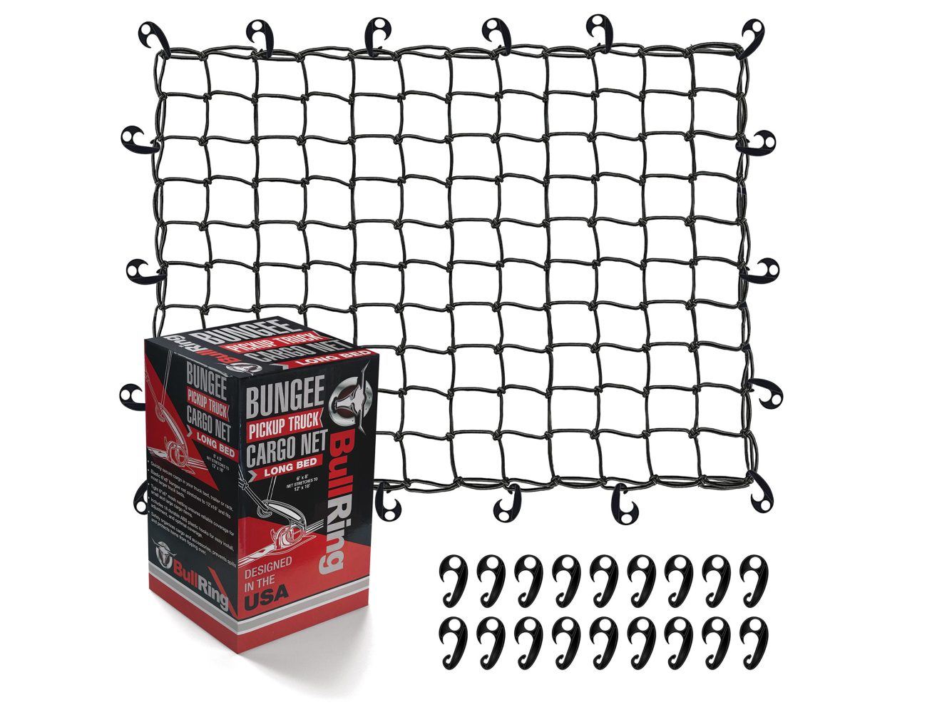 Bungee Pickup Truck Long Bed Cargo Net