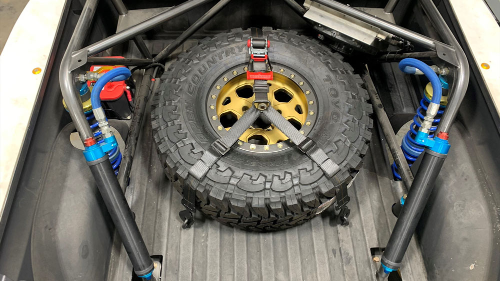 Spare Tire Tie Down for Truck
