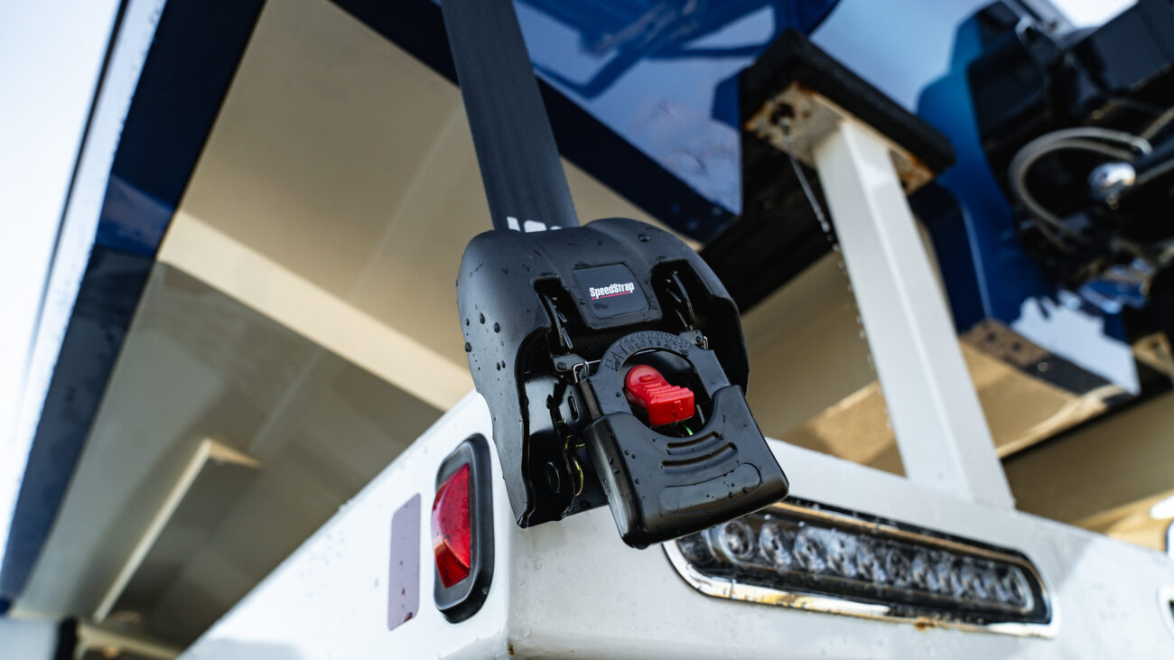 Stainless Steel Retractable Marine Transom Tie-Down Straps - Image 4